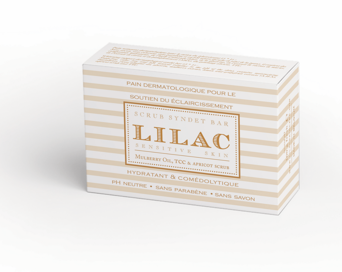 LILAC Barra Dermatológica Esfoliante e Branqueadora (com Amoreira e Damasco)