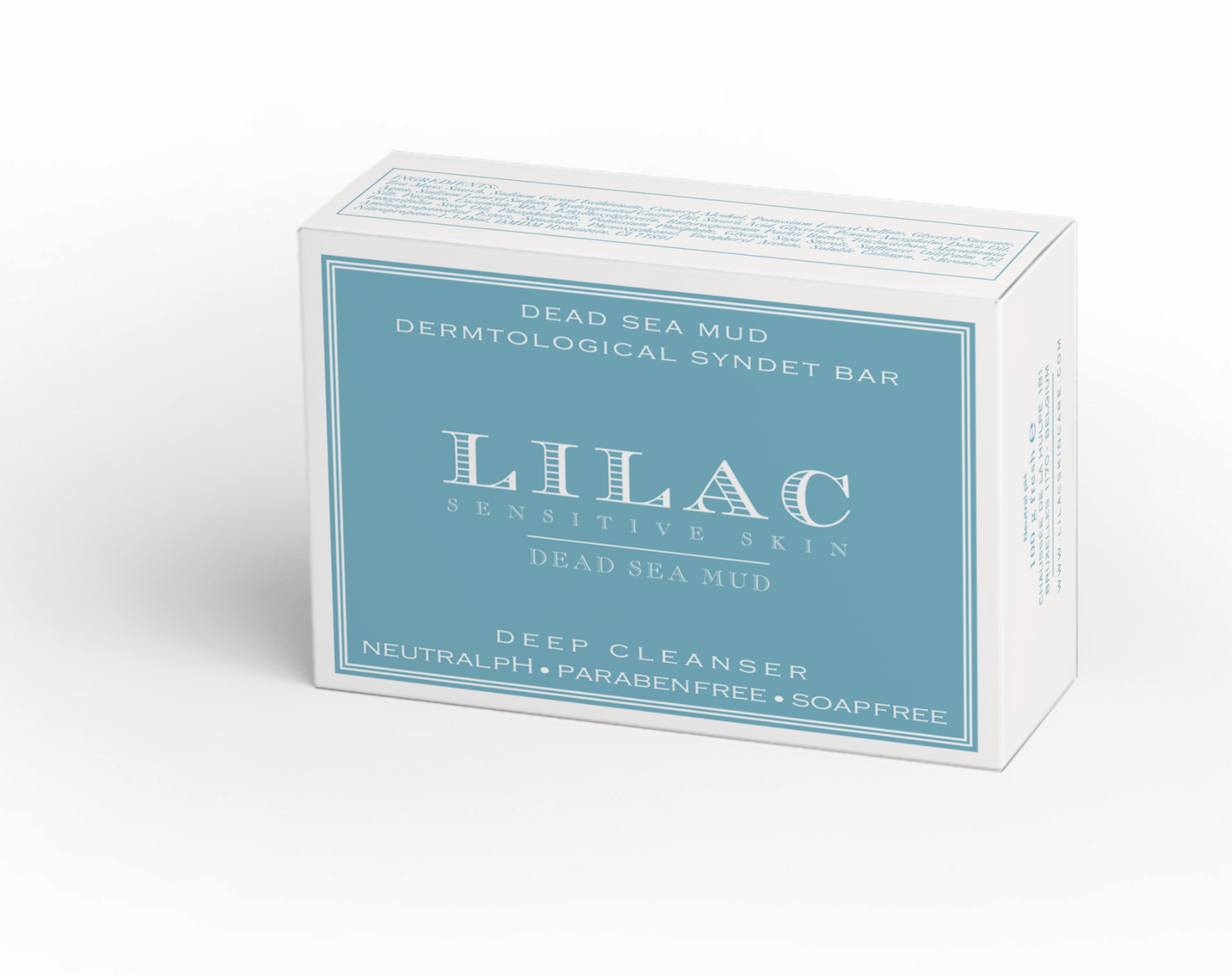 LILAC Barra Dermatológica de Limpeza Profunda (com Argila do Mar Morto)